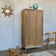 Vintage Parisian school cabinet tubular feet year 1950