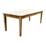 Farmhouse table in solid oak and pine, raw, washed, 212x93