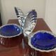 Pair of shell butter dishes from the 70s