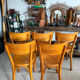 Suite de 5 chaises bistrot Baumann vintage