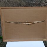 Old pencil drawing, thatched cottage in a grove, late 19th century