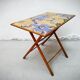Table pliante bambou et tissu