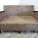 Bench seat and armchair in old rattan