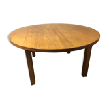Solid oak dining table
