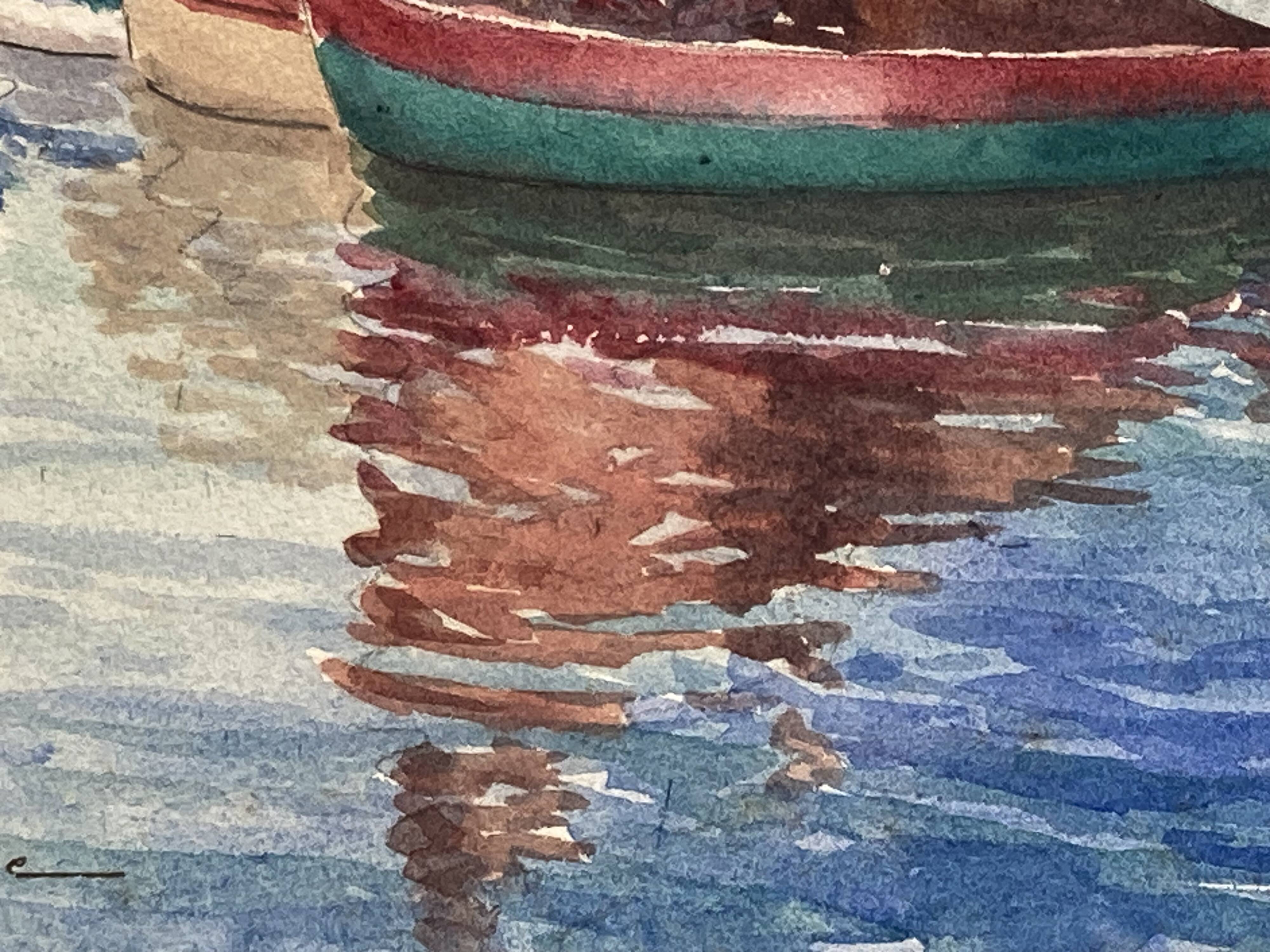 Geo Duchesne (20th century), Framed and signed marine