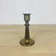Vintage gold brass candle holder