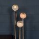 Vintage 20thc italian chrome & glass floor lamp by mazzega c.1970