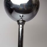 Ashtray on foot art deco chrome