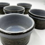 Set of 6 Ceramano Steinzeug ramekins