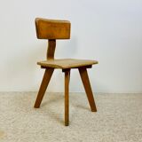 Children's chair, wooden, 70s