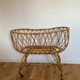 Rattan cradle