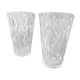 Pair of crystal vases