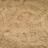 Housse de coussin en dentelle