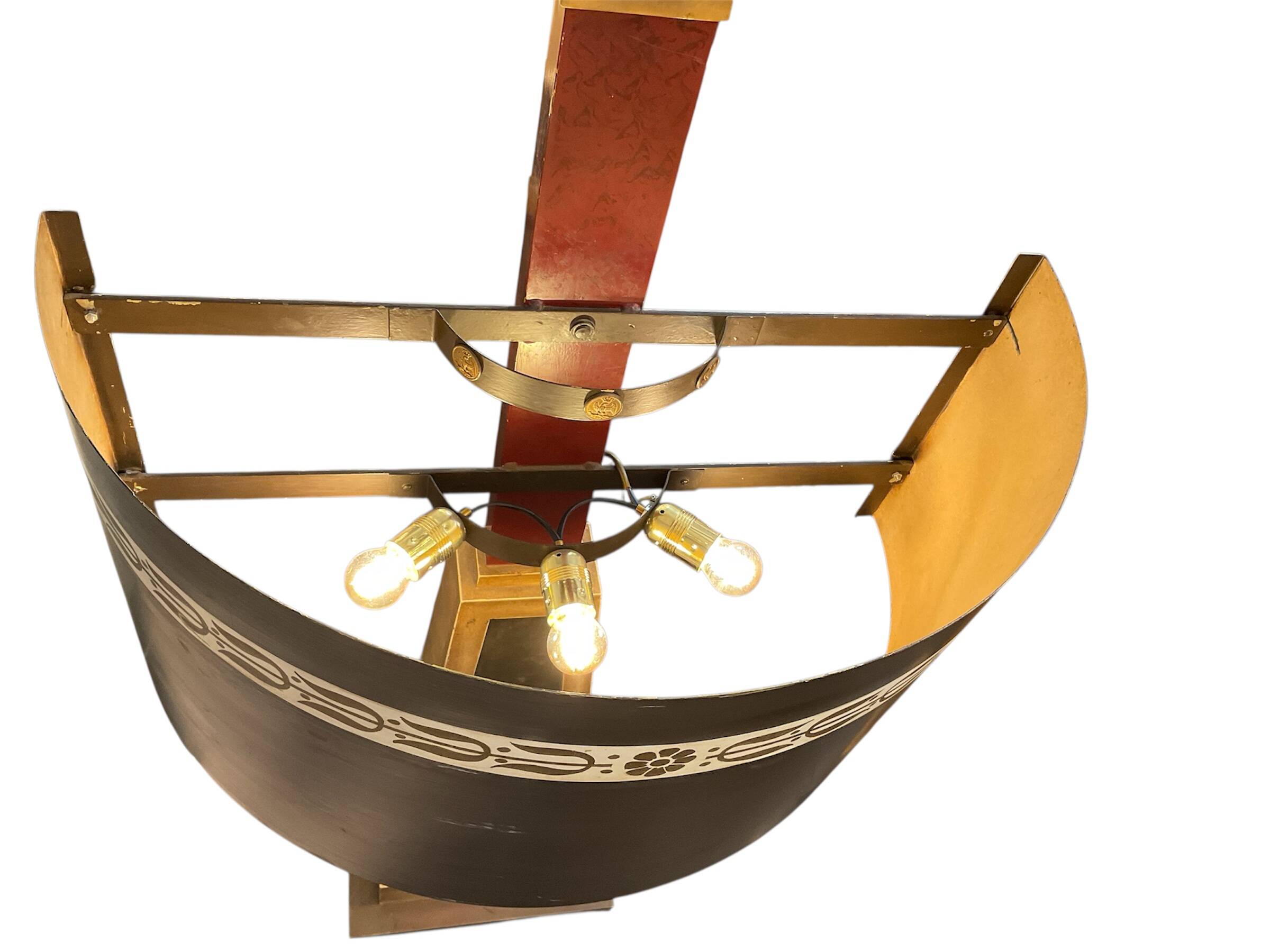 French 1805 Original First Empire pair of “ Napoleonic  Bronze floor lamps