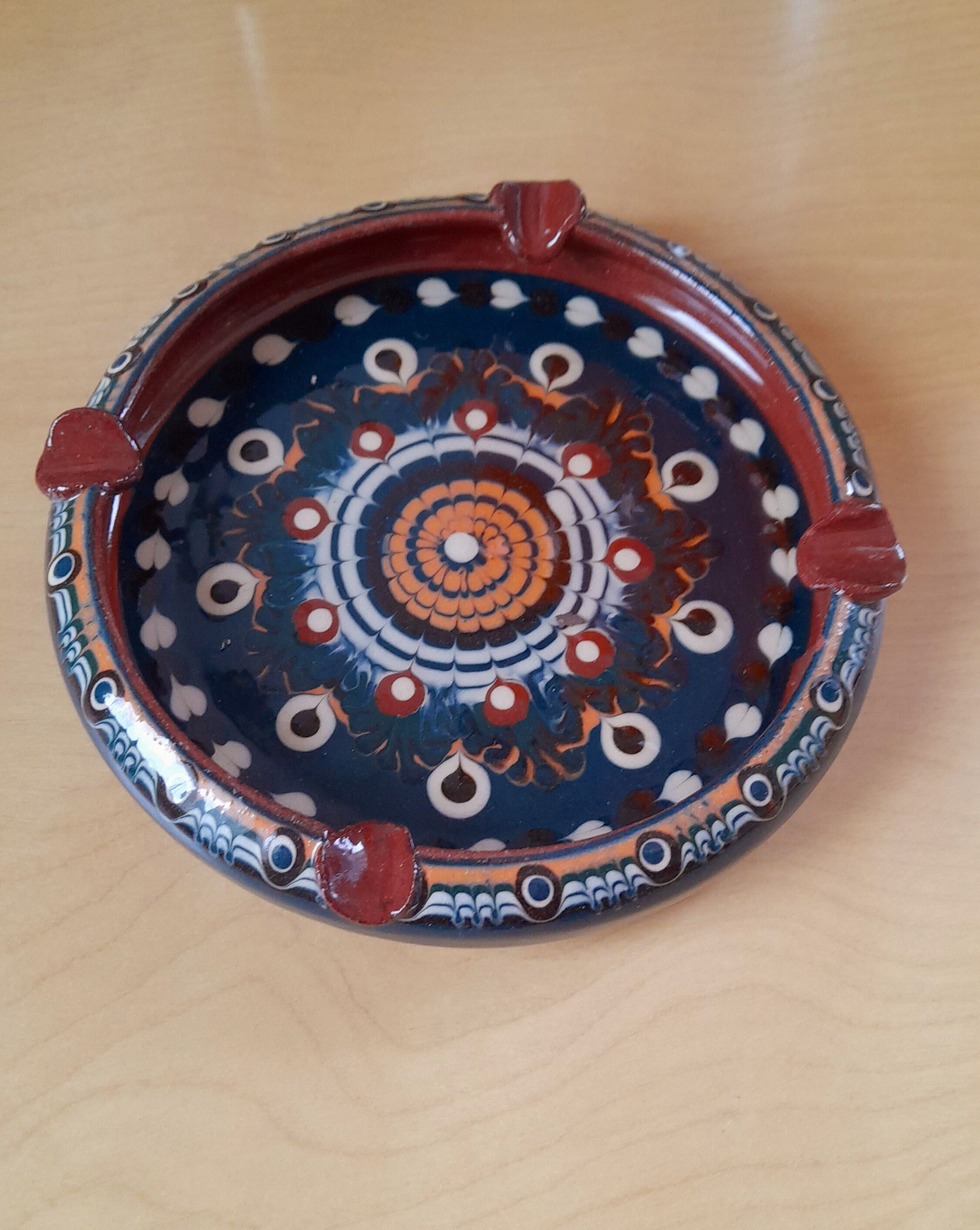 Ceramic ashtray 70s