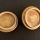 2 pots Pottery of La Colombe model sandstone flower 1970/1980
