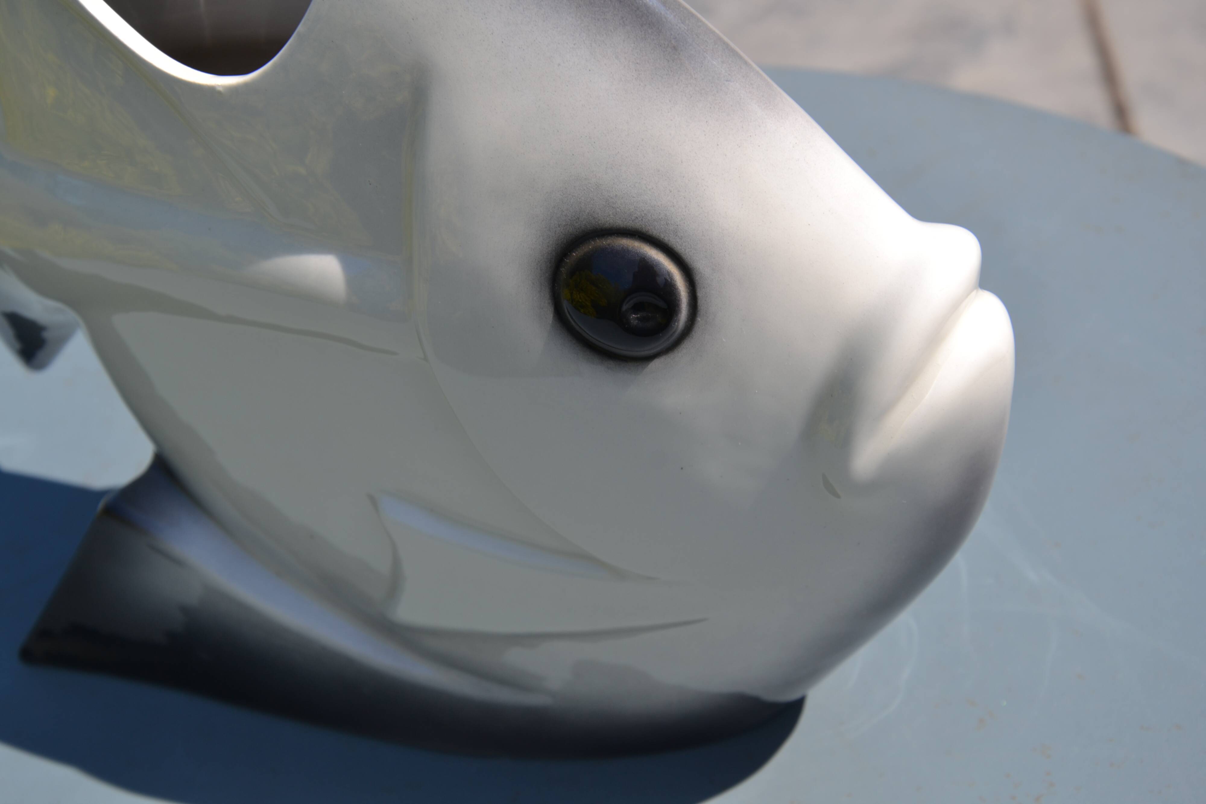 Large vase/sculpture fish from the 1960s.