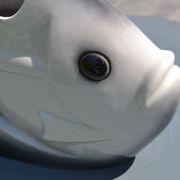 Vase/sculpture poisson des années 60