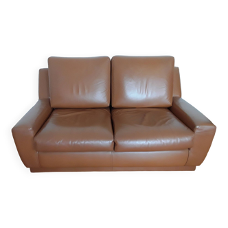 2-seater leather sofa