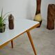 White opaxit coffee table by Jiri Jiroutek for Cesky Nabytek 1960
