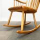 Mid-Century rocking chair model WK-S 7 in beech by Arno Lambrecht for Wk Möbel, 1950s.