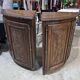 2 Louis XVI style corner cabinets