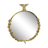 Solid gilded bronze mirror