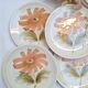 Dessert plates with flowers St Amand