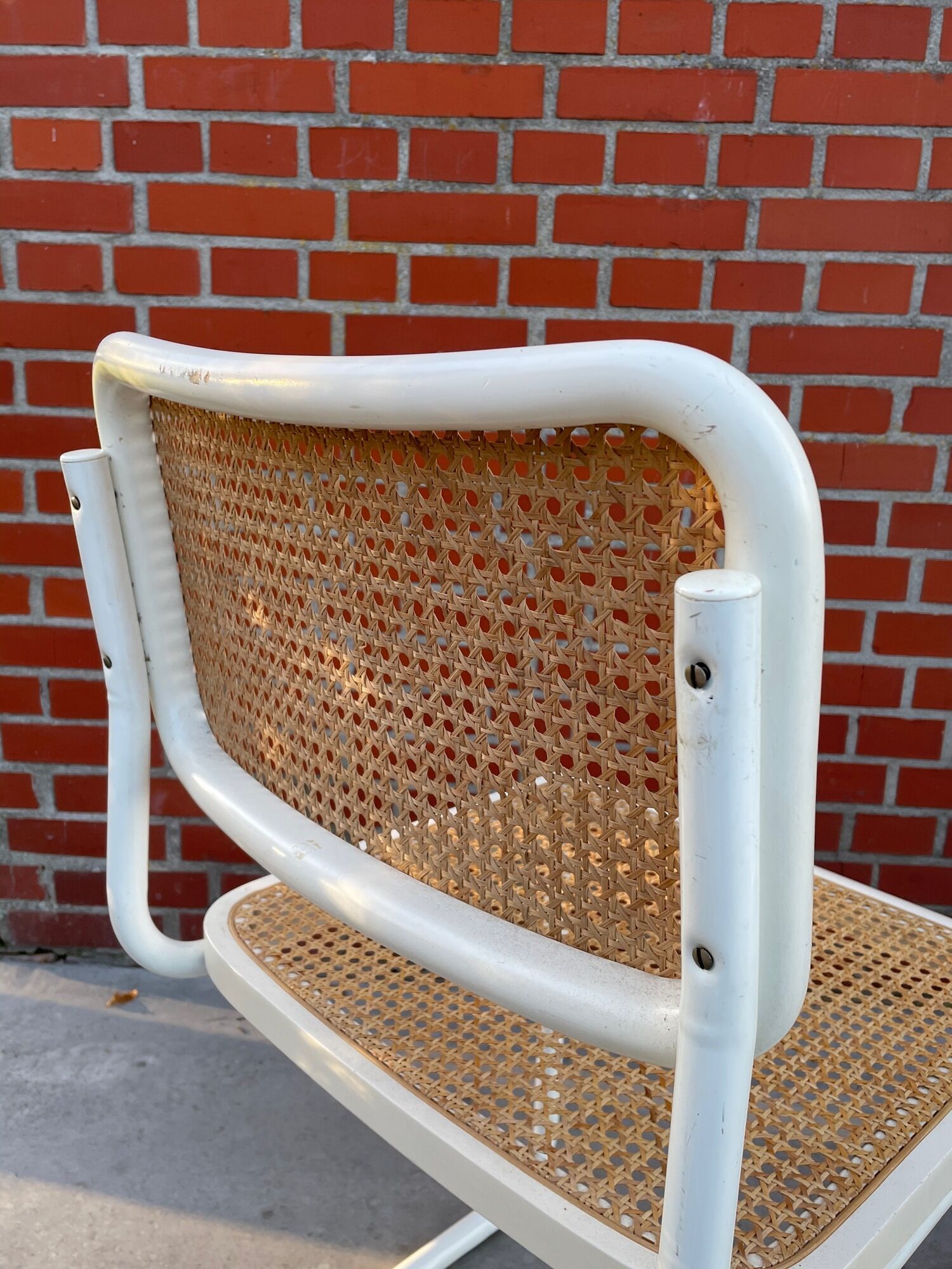 Suite of 4 chairs Cesca by Marcel Breuer made in Italy