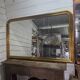 Louis Philippe style gilded mirror, mid-20th century, bevelled mirror.