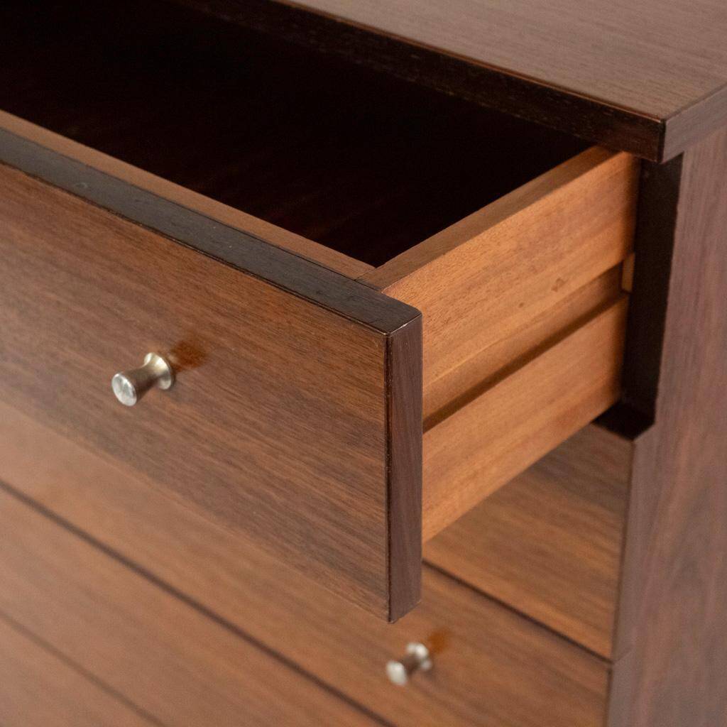 Design Wood Chest of Drawers, Ennio Fazzoli for MIM Roma , Italy 1960s