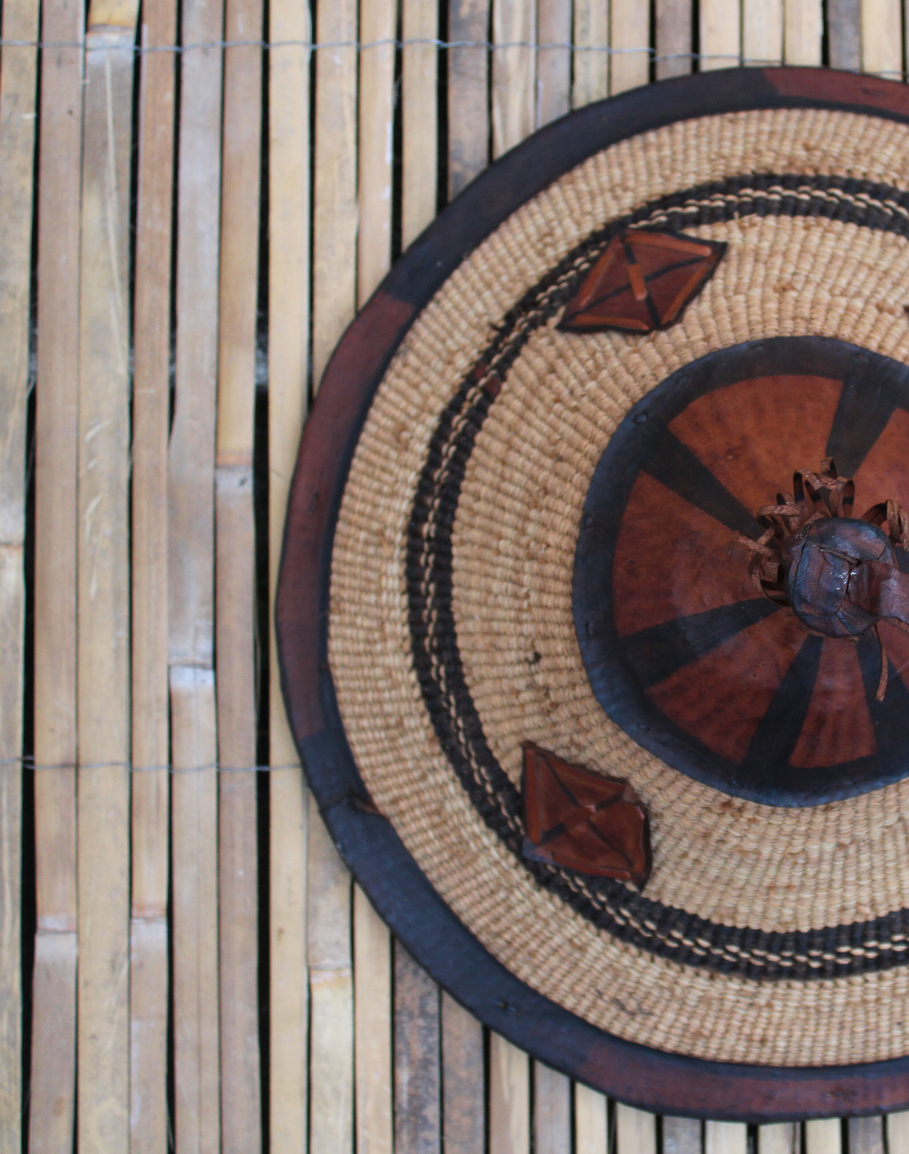 Straw dogon hat
