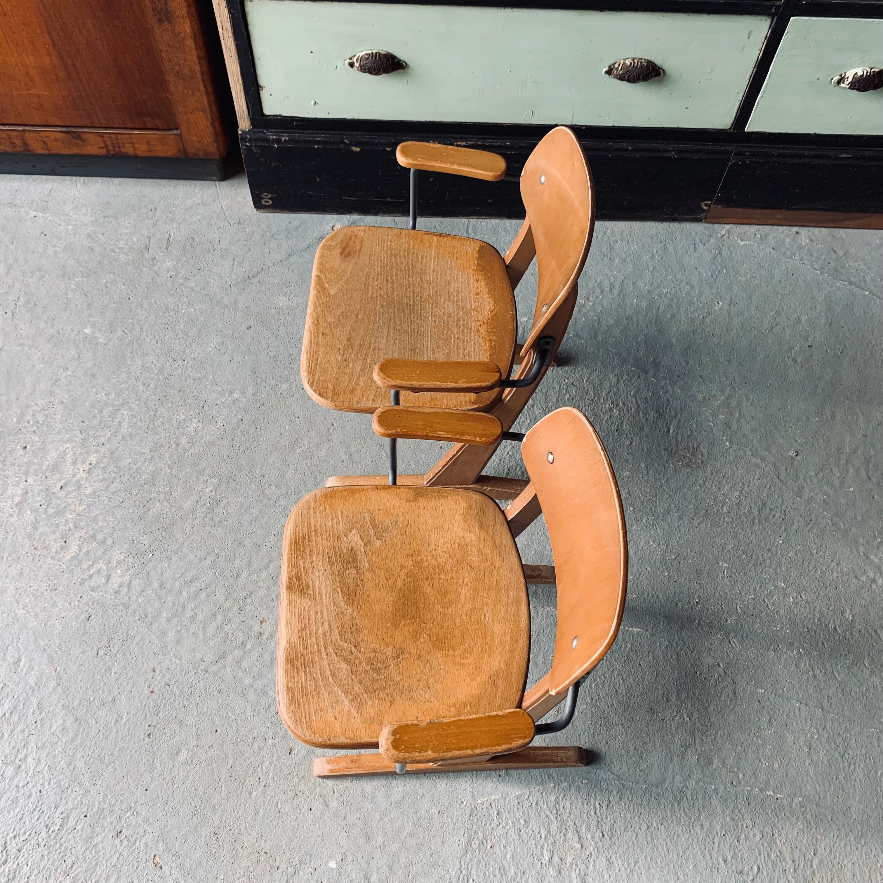 2 chaises enfant Casala - bois & métal
