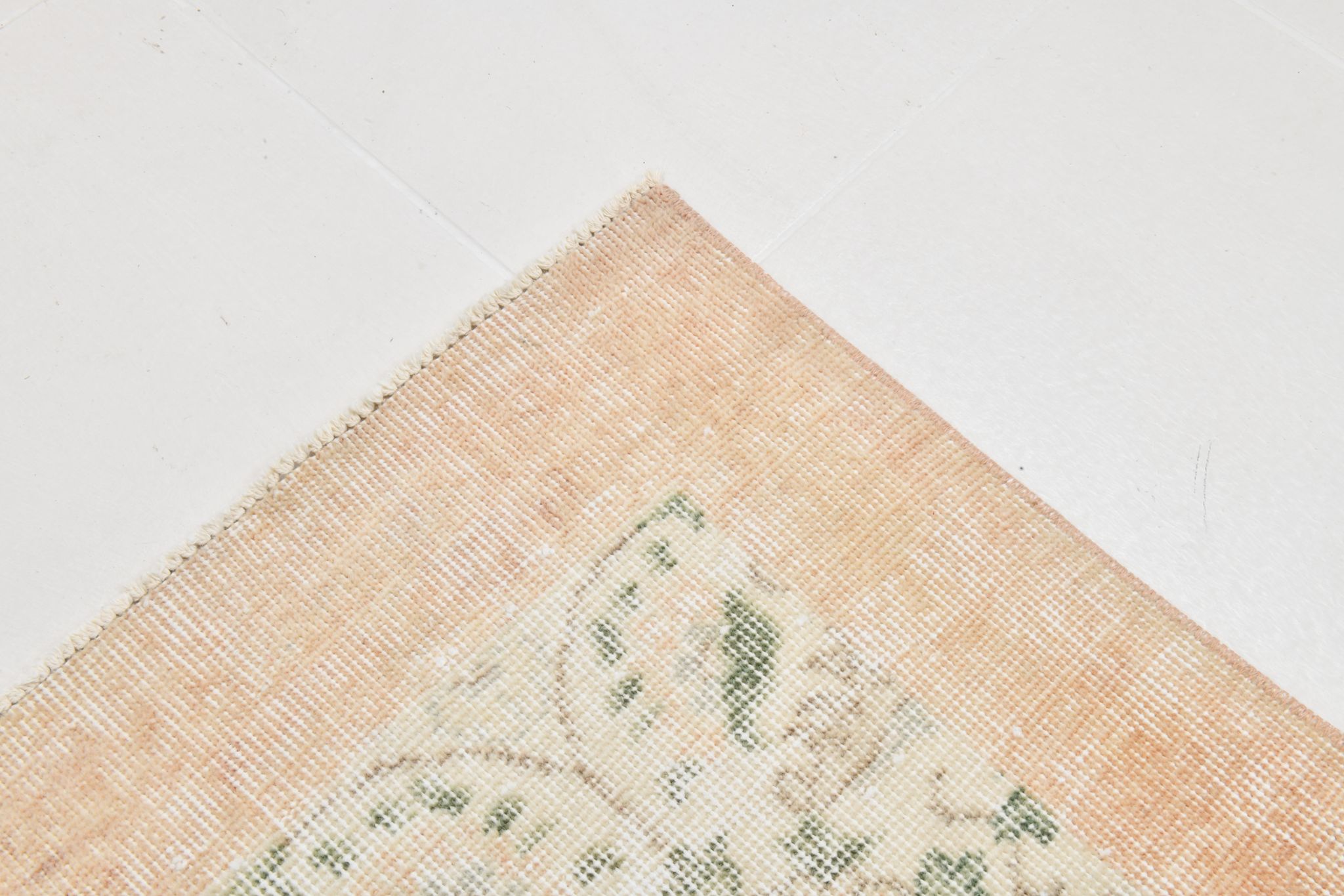 7x10 Large Floral Handmade Vintage Rug, 209x312Cm
