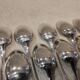 11 silver plated dessert spoons, Christofle Vendome, 17.1 cm