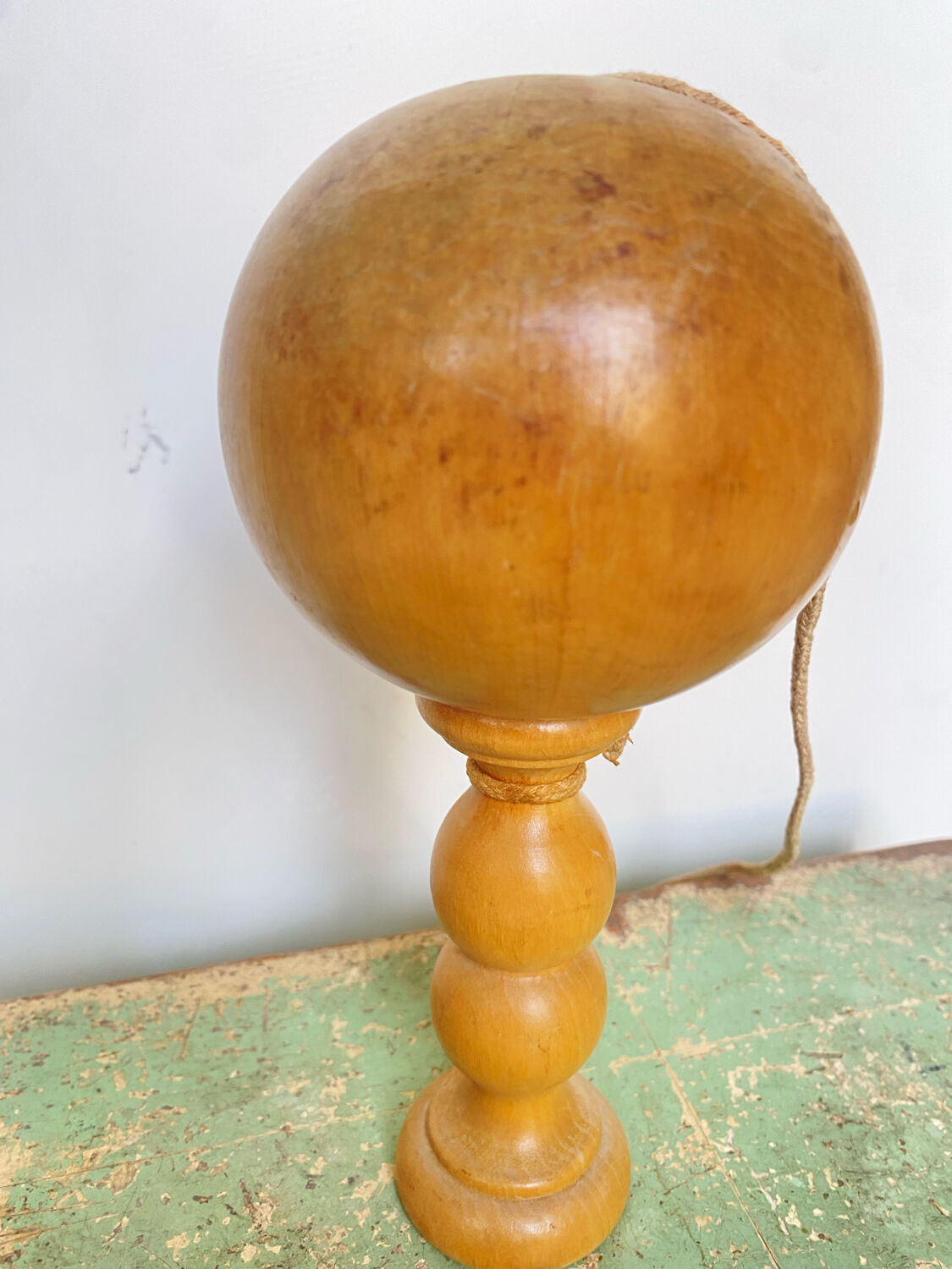 Antique cup-and-ball toy