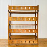 Vintage folding bookshelf, circa 1960