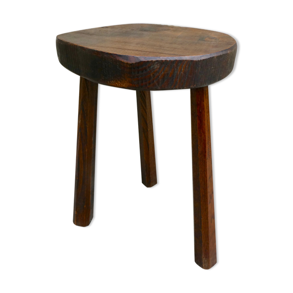 Tabouret tripode en bois brut — Beyit
