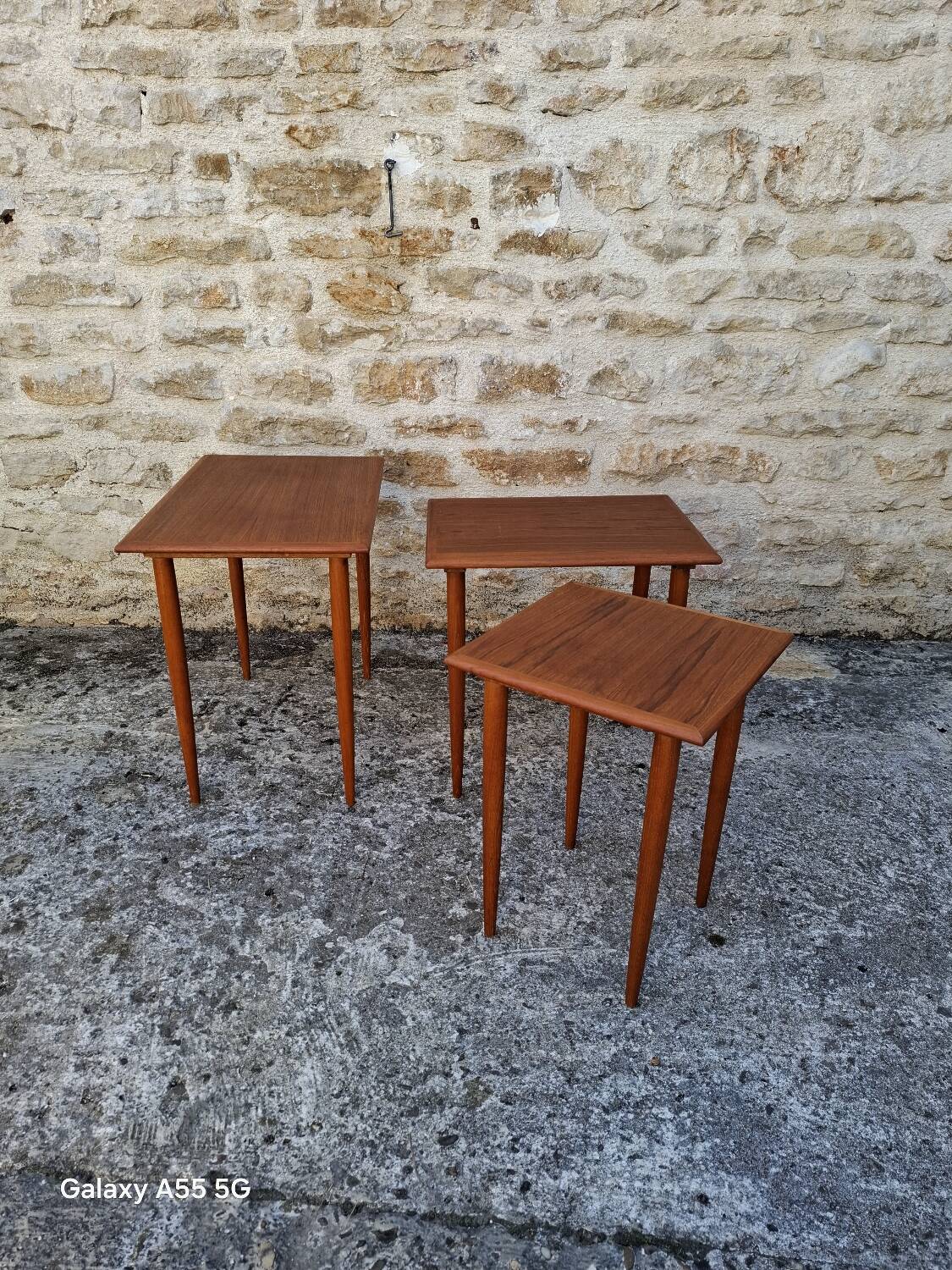 Scandinavian nesting tables