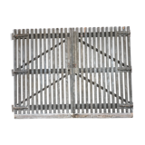 Paire de portes en bois