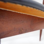 Set of 4 "Roundette" teak chairs by Hans Olsen for Frem Røjle, 1950s