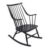 Scandinavian rocking chair "Grandessa", Lena Larsson, Nesto, Sweden, 1960