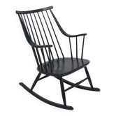 Scandinavian rocking chair "Grandessa", Lena Larsson, Nesto, Sweden, 1960