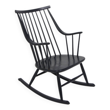 Rocking-chair scandinave "Grandessa", Lena Larsson, Nesto, Suède, 1960
