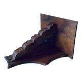 Antique wooden wall shelf