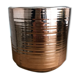 Metallic pink pot cover