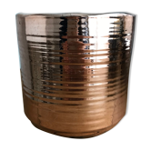 Metallic pink pot cover