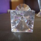 Pair of flutes/champagne glass in Art Deco crystal - 1920s/1930s