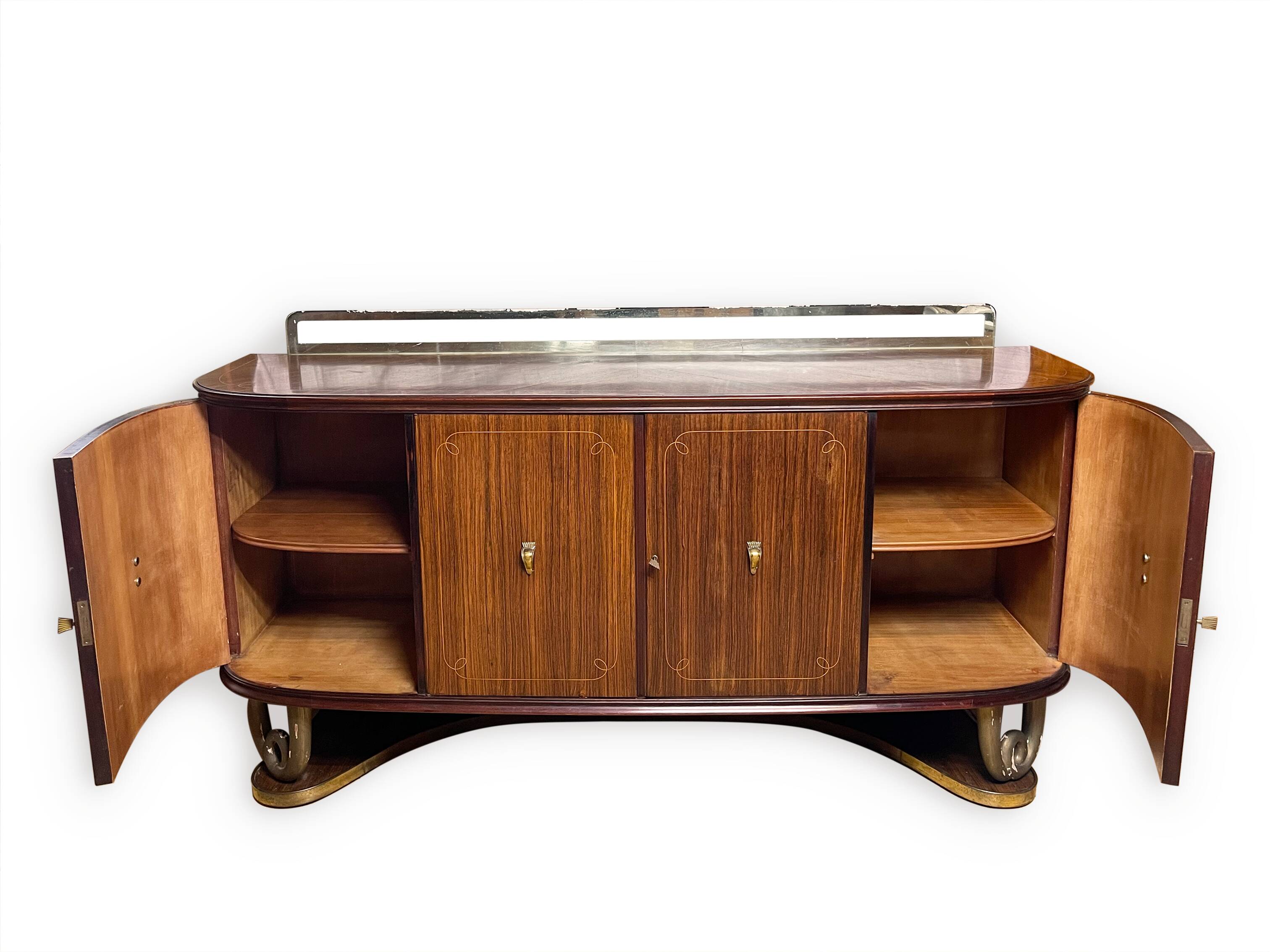 Buffet vintage, dans le style de Paolo Buffa, 1950