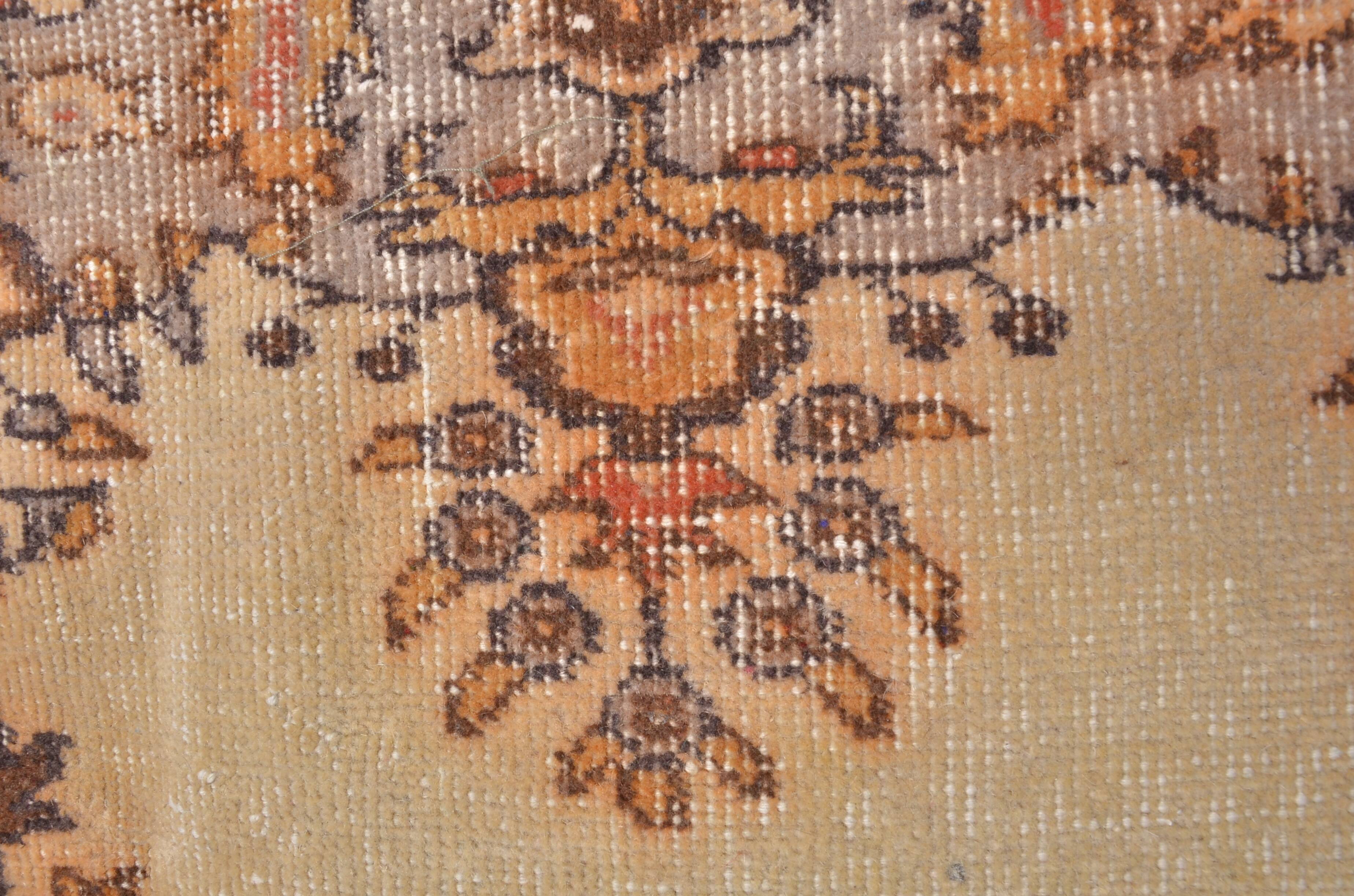 Turkish Vintage Oushak Rug sku c 183